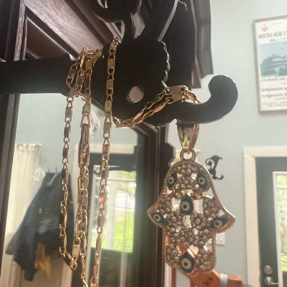 Hand of Fatima Gold Plated-Egypt - Picture 2 of 3